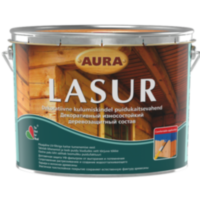 Купить AURA LASUR деревозащитный состав 9л (бесцветный)