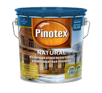 Купить PINOTEX NATURAL прозрачное деревозащитное средство 3л