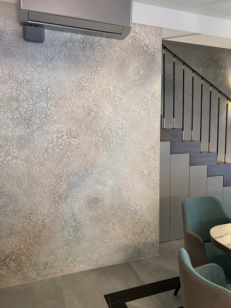 Трафарет замовлення професійної послуги з декору фото