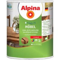 Купить Alpina Aqua Mobel лак для мебели (глянец) 2,5л