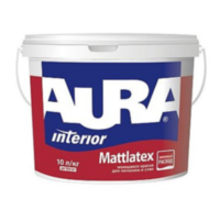 Купить AURA MATTLATEX моющаяся краска для стен и потолков (матовая) 10л