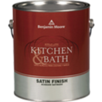 Купить Benjamin Moore Kitchen & Bath Satin Finish атласная моющаяся краска 3.8л