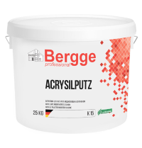 Купить Bergge Acrysilputz акриловая штукатурка модифицированная силиконом 25кг