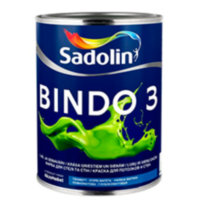 Купить SADOLIN BINDO 3 водоэмульсионная краска Биндо 3 (матовая) 2,5л