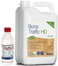Купить BONA Traffic HD двухкомпонентный полиуретановый лак на водной основе 5л