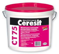 Купить Ceresit CT 75 силиконовая штукатурка «короед» 25кг
