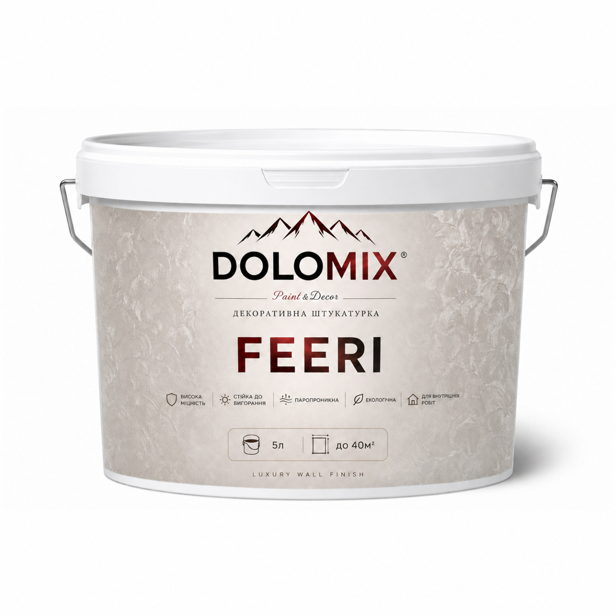 Купити Декоративна штукатурка Dolomix FEERI з перламутром 5 л