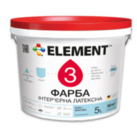 Купить ELEMENT 3 износостойкая краска для внутренних работ 10л