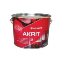 Купить ESKARO AKRIT 12 краска для стен и потолков (полуматовая) 9.5л