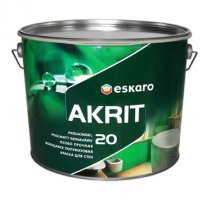 Купить ESKARO AKRIT 20 моющаяся краска (полуматовая) 9.5л