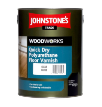 Купить Johnstones Quick Dry Floor varnish Satin бесцветный паркетный лак 2.5л