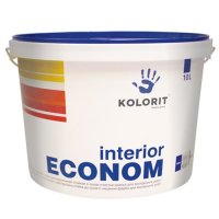 Купить KOLORIT Interior ECONOM «Колорит Эконом» водно-дисперсионная краска 10л