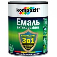 Купить Kompozit 3в1 антикоррозийная эмаль 0.75 кг