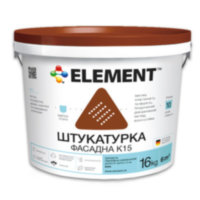 Купить Штукатурка ELEMENT К15 (зернистая) фасадная штукатурка 25 кг