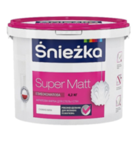Купить Sniezka Super Matt акриловая краска для потолка и стен 14кг