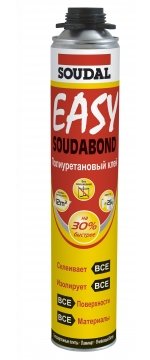Купить Soudal Полиуретановый клей в аэрозоле Soudabond Easy Gun 750 мл