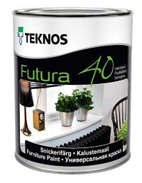 Купить Teknos Futura 40 полуглянцевая уретано-алкидная краска 9л