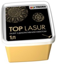 Купить TRIORA Декоративная лазурь "Top Lasur" Золото 1л