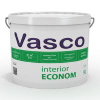 Купить Vasco Interior Econom глубокоматовая краска для интерьера 9л