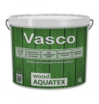 Купить Vasco wood AQUATEX декоративная пропитка для древесины для внутренних работ 9л